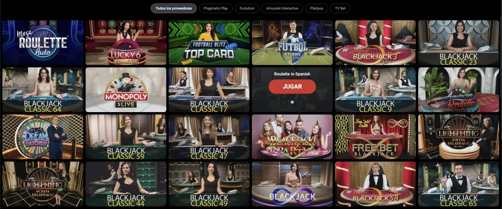 casino en vivo ozarkbet